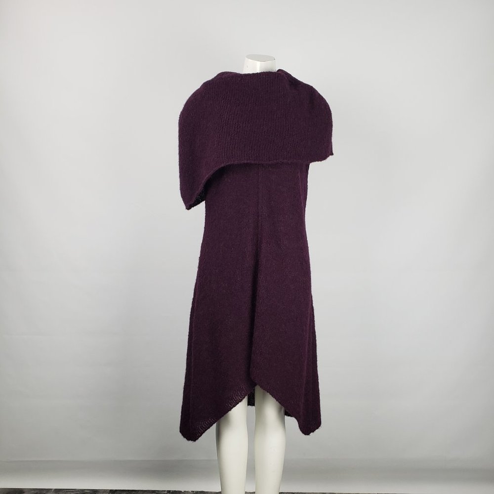 Stella Carakasi Purple Alpaca Knit Dress Size M